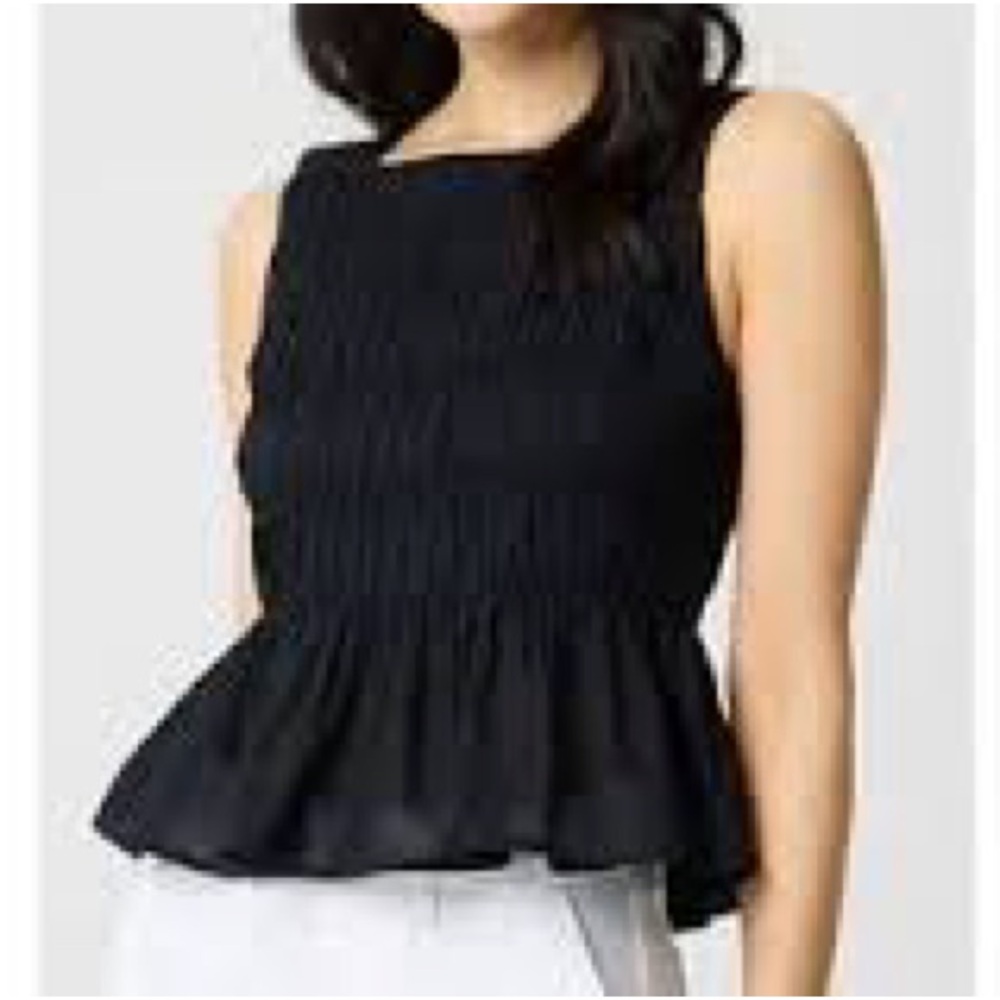 J Crew Factory Black Top